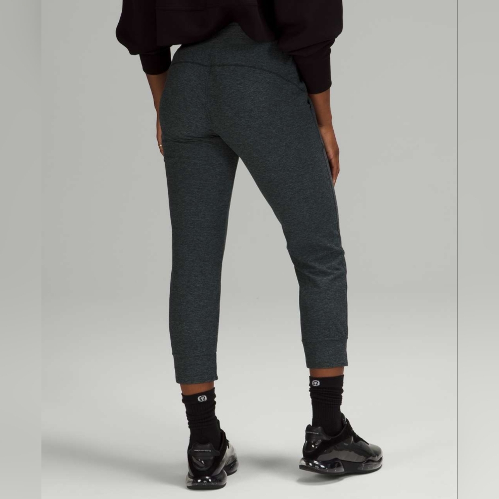 lululemon athletica Dark Charcoal Cropped Jogger Pants